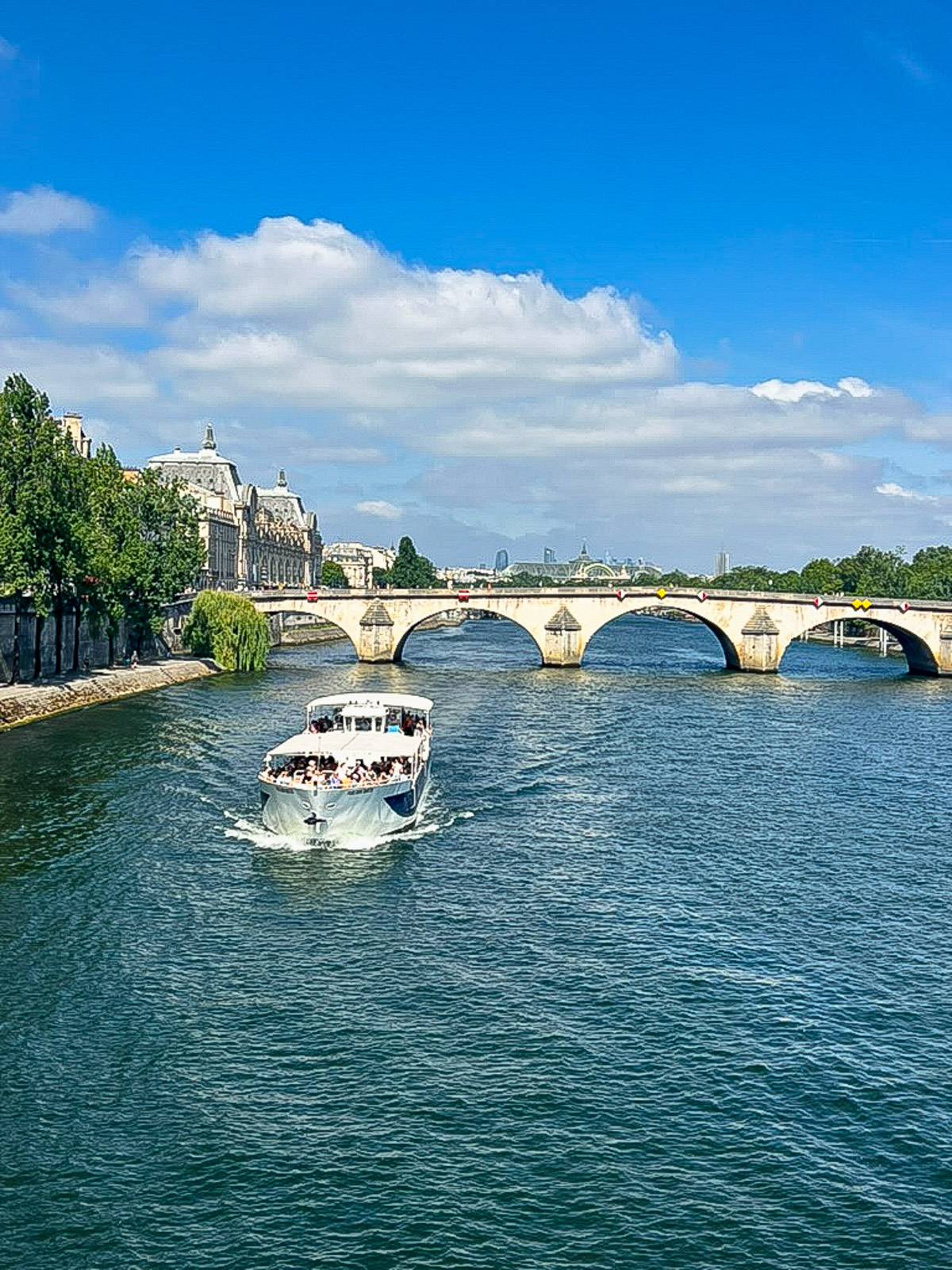 A boat on the Seine.