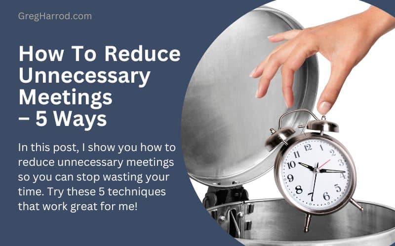M4 059 How To Reduce Unnecessary Meetings – 5 Ways