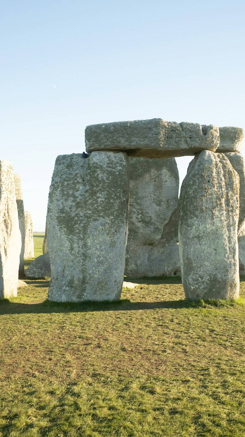 Stonehenge ancient monument on a sunny day