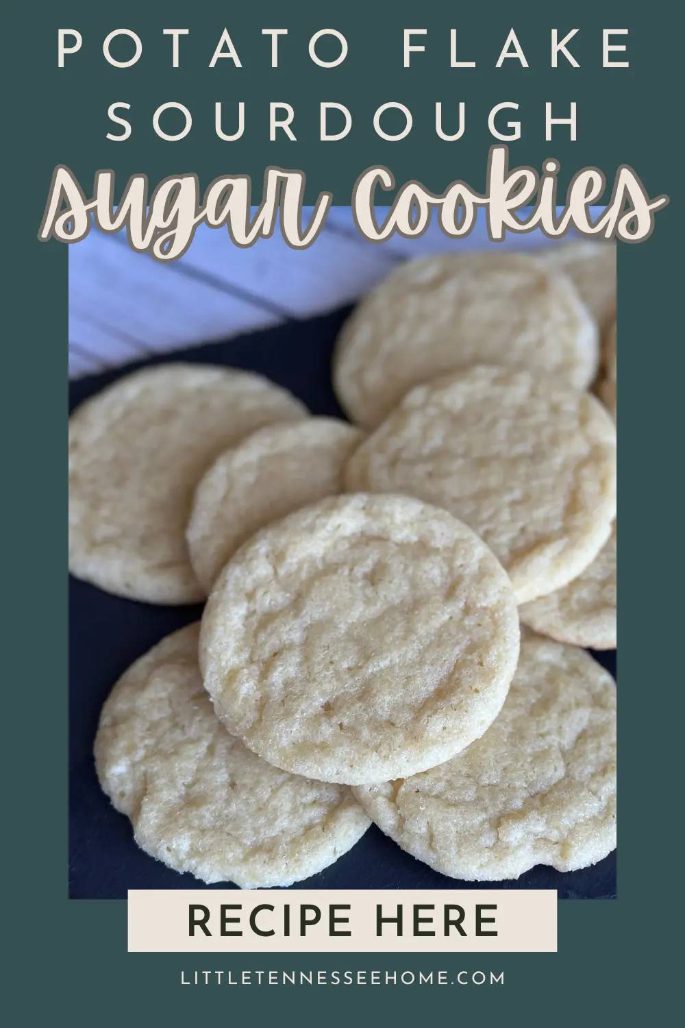 potato flake sourdough sugar cookie