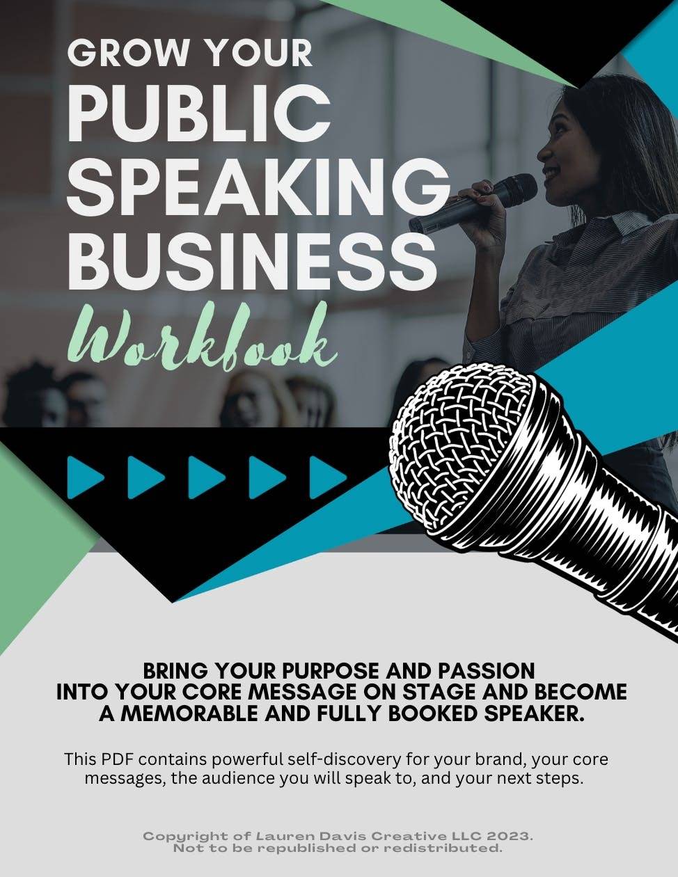 Grow Your Professional Speaking Business Workbook