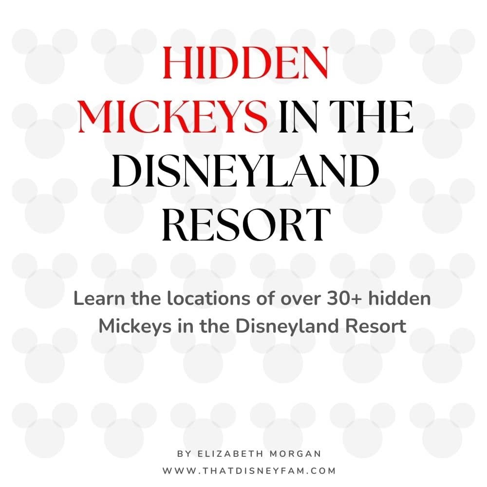 Hidden Mickeys In The Disneyland Resort ebook cover