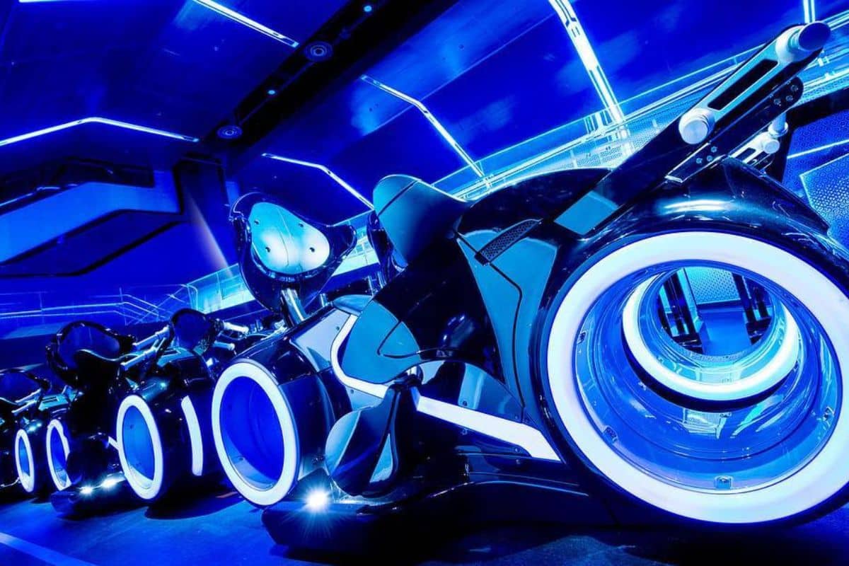 Tron Lightcycle Run attraction