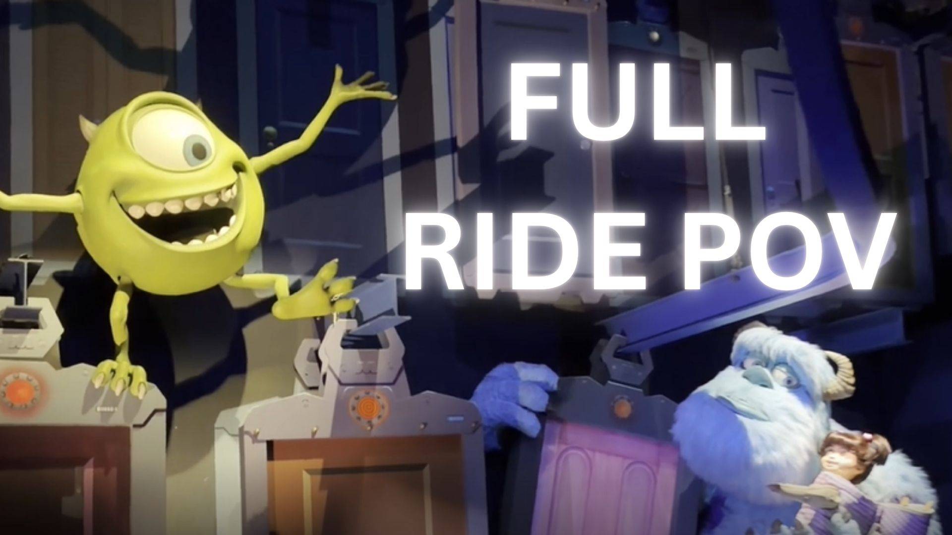 monsters inc mike and sulley to the rescue full ride pov