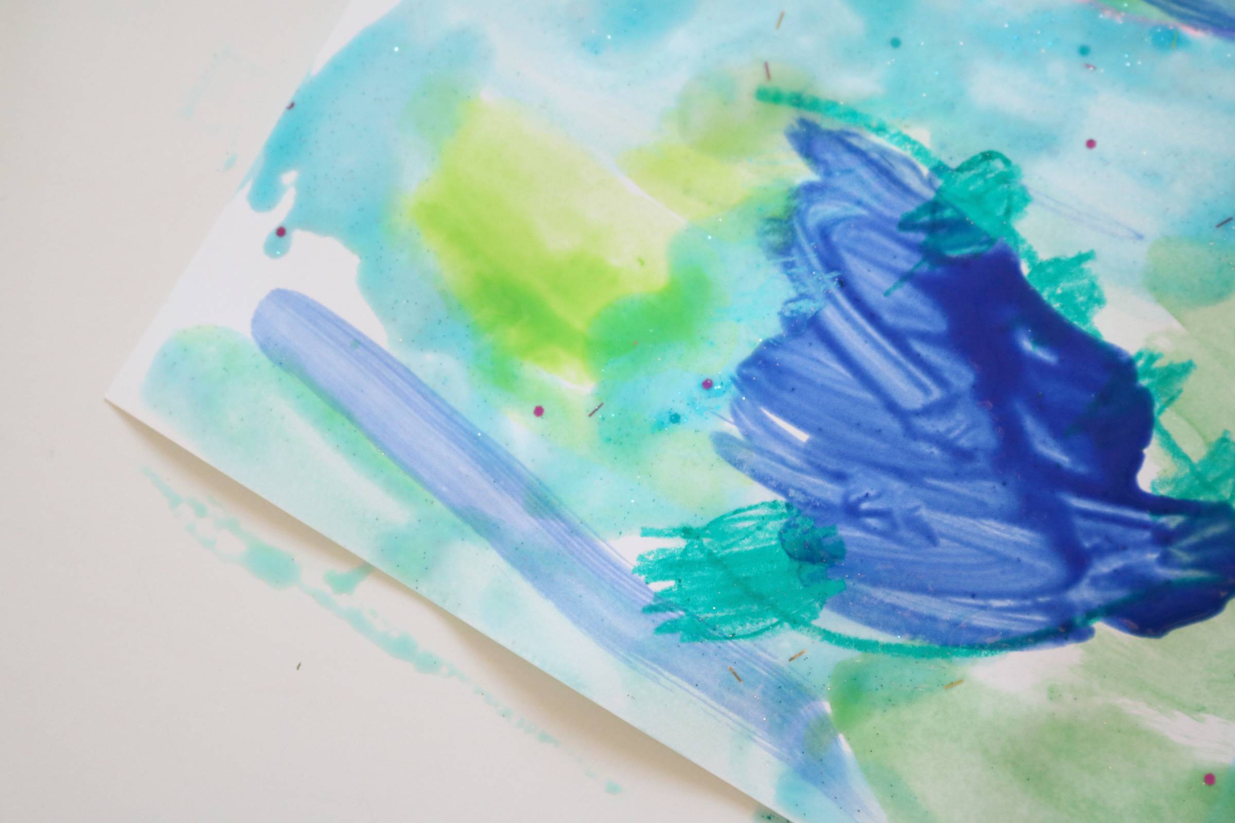 peaceful pond art for preschoolers