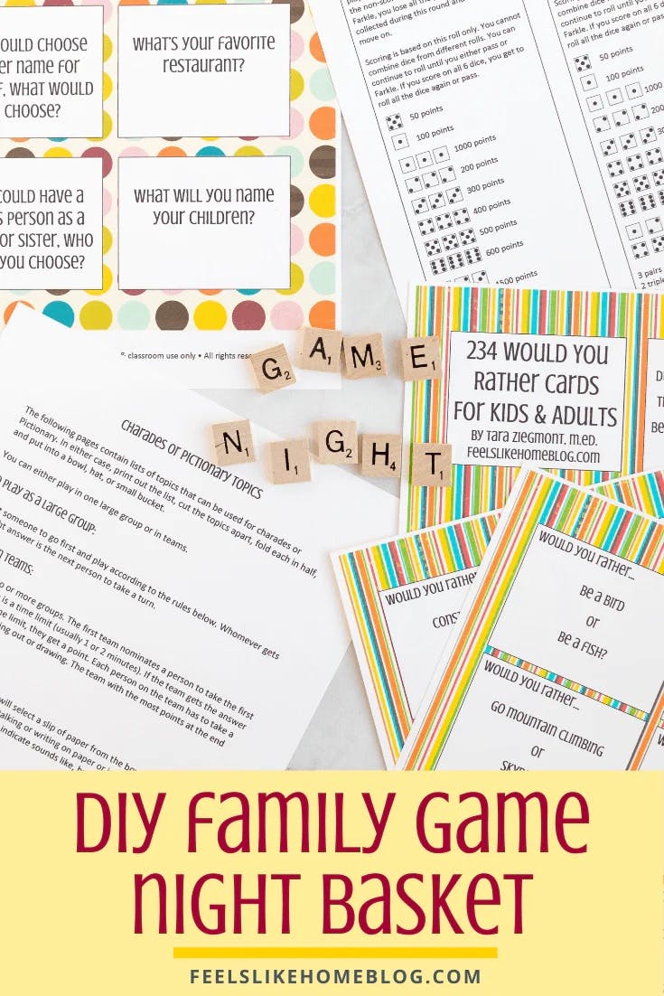 Family Game Night Resource Pack