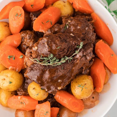 instant pot pot roast with potatoes and carrots
