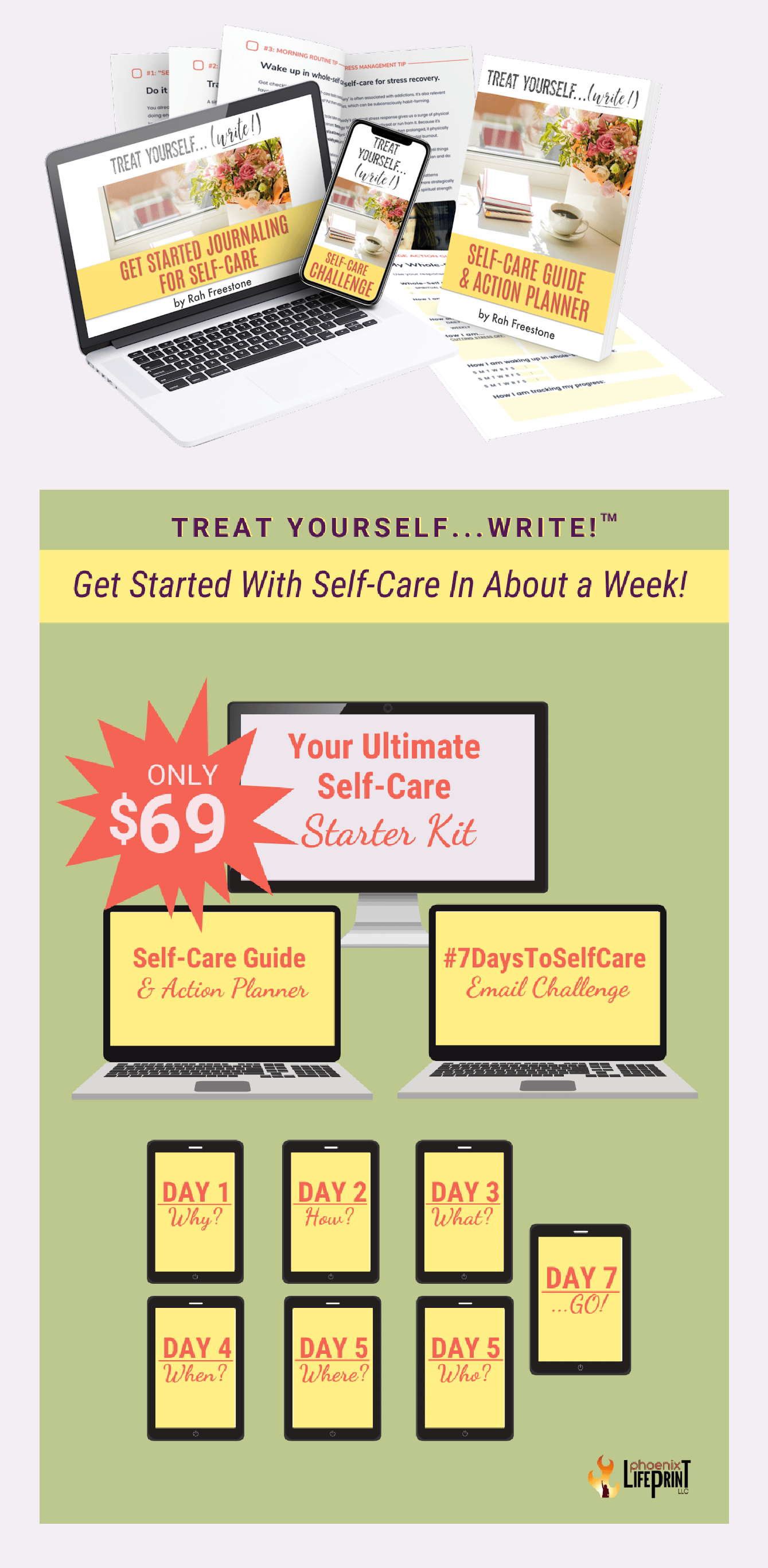 Treat Yourself...WRITE! Your Ultimate SelfCare Starter Kit