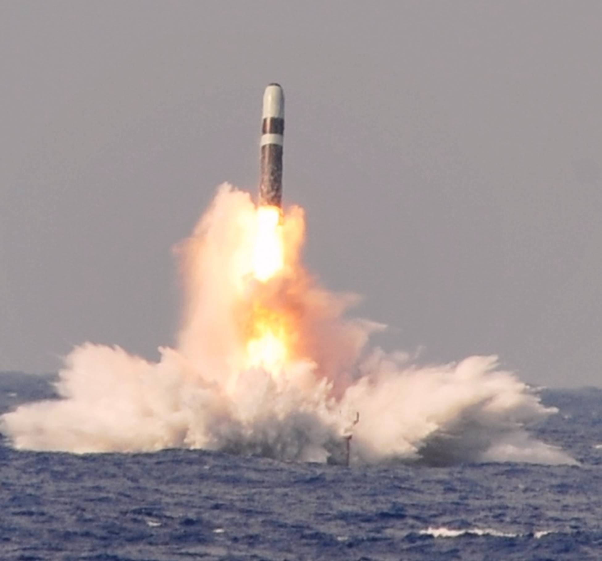 Test Firing of US Navy Trident II Submarine Launched Ballistic Missile (US Navy)