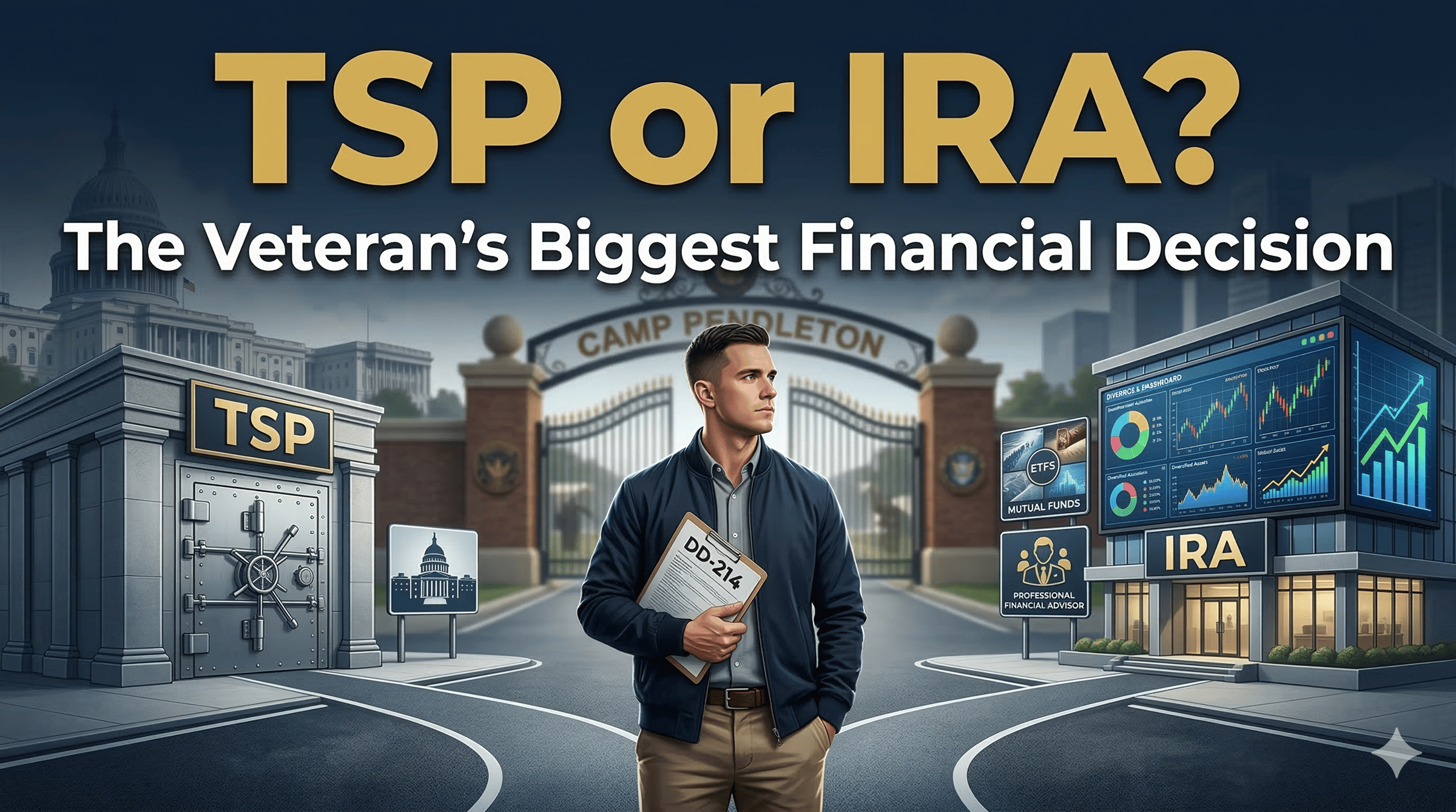 TSP or IRA? Veteran's Biggest Financial Decision