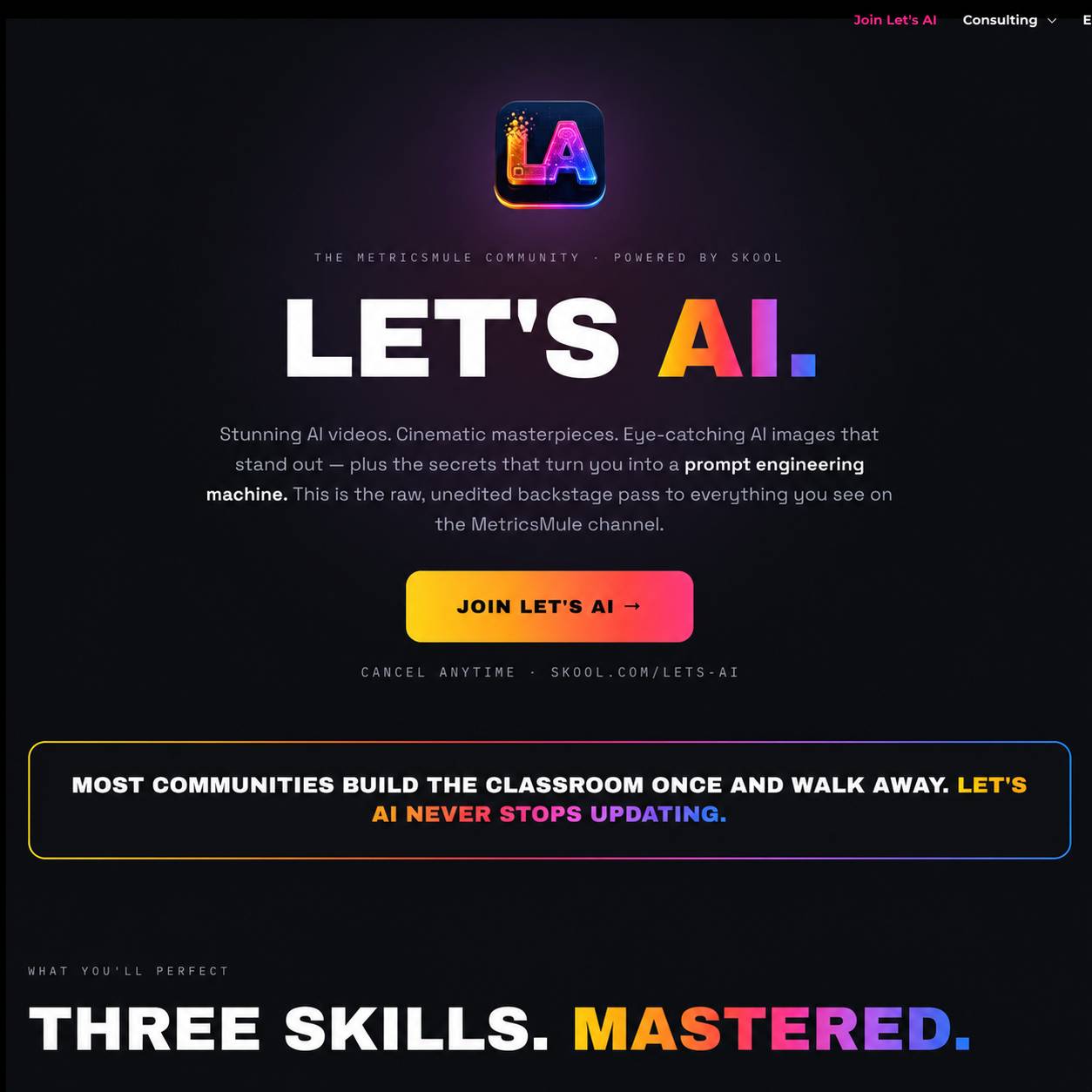The Let's AI Skool Community