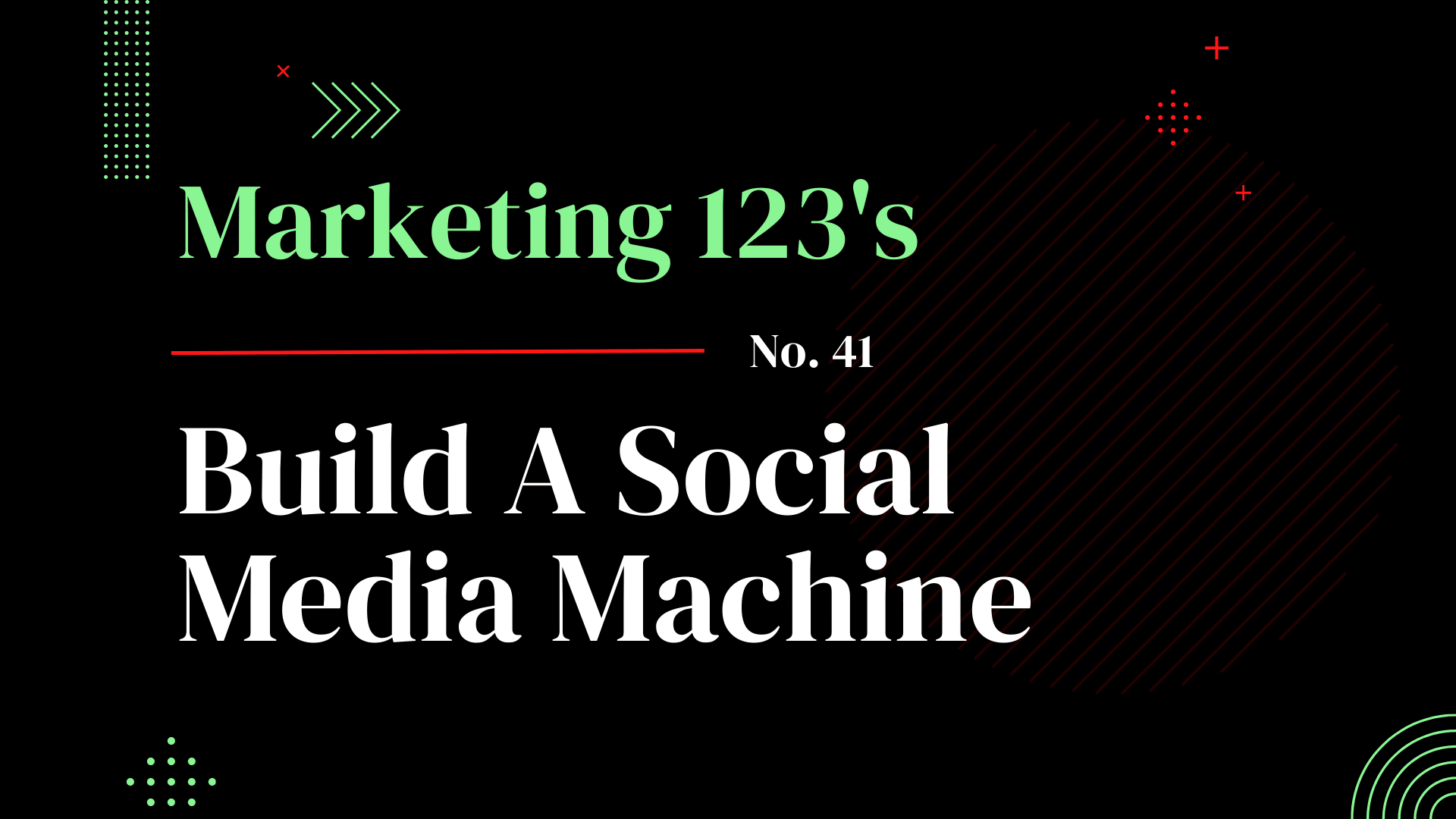 Build a social media machine