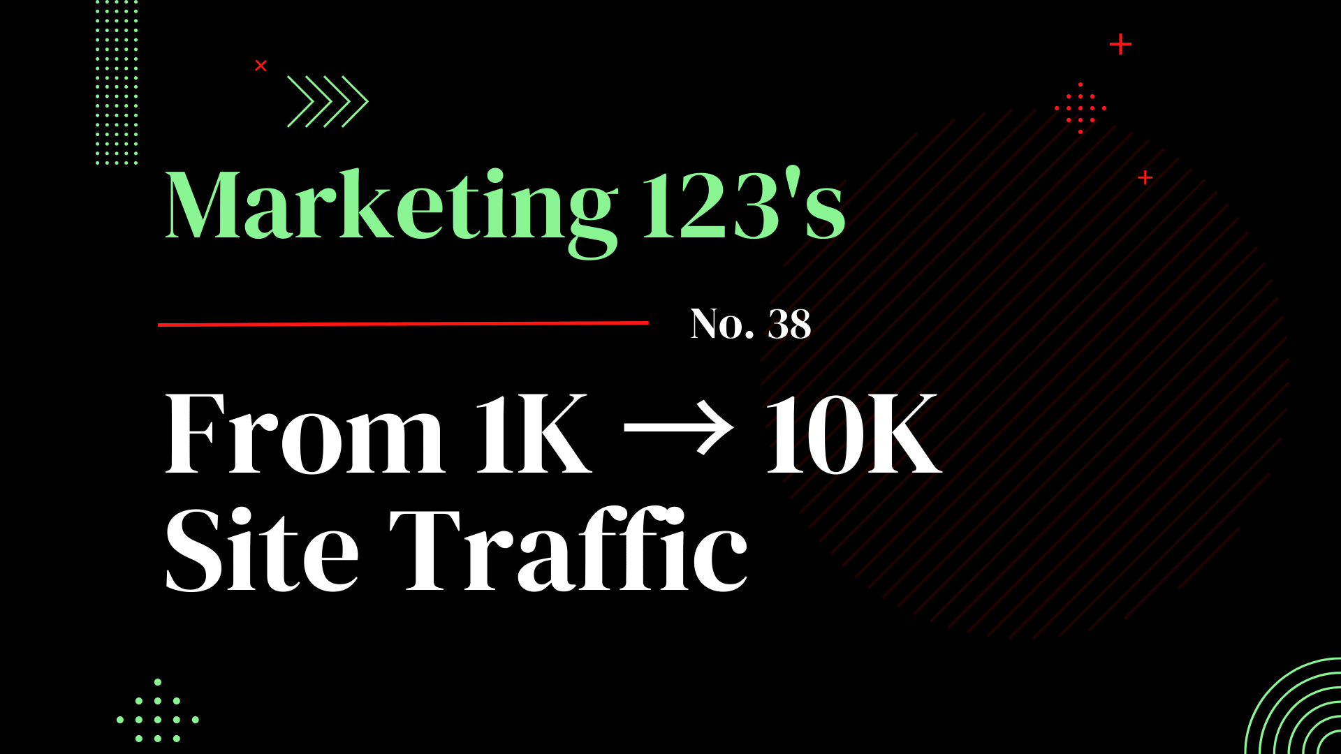 From 1K to 10K site traffic