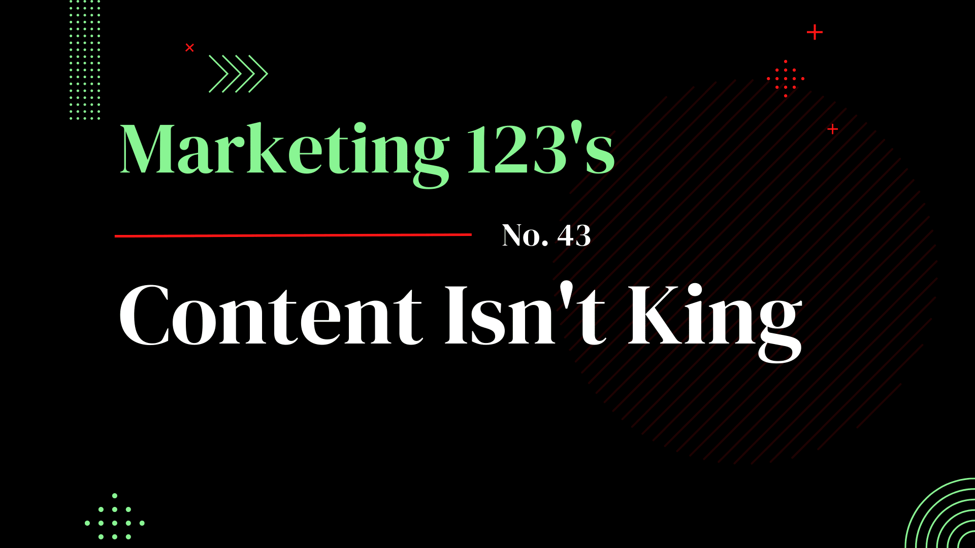 Content isn't king