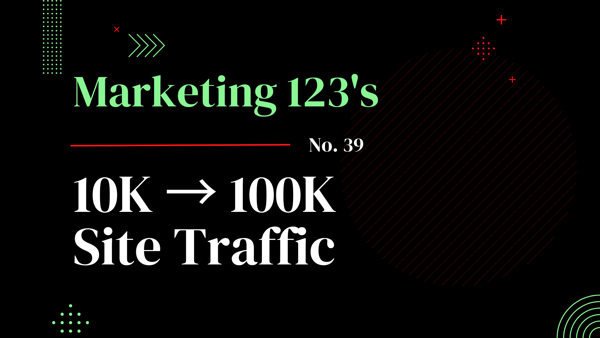 From 10K to 100K site traffic