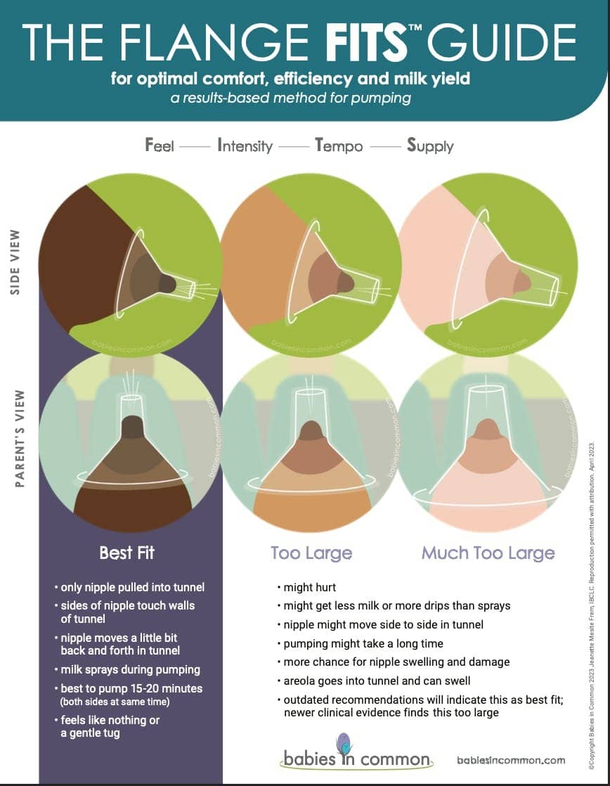 Flange FITS Guide For Pumping People