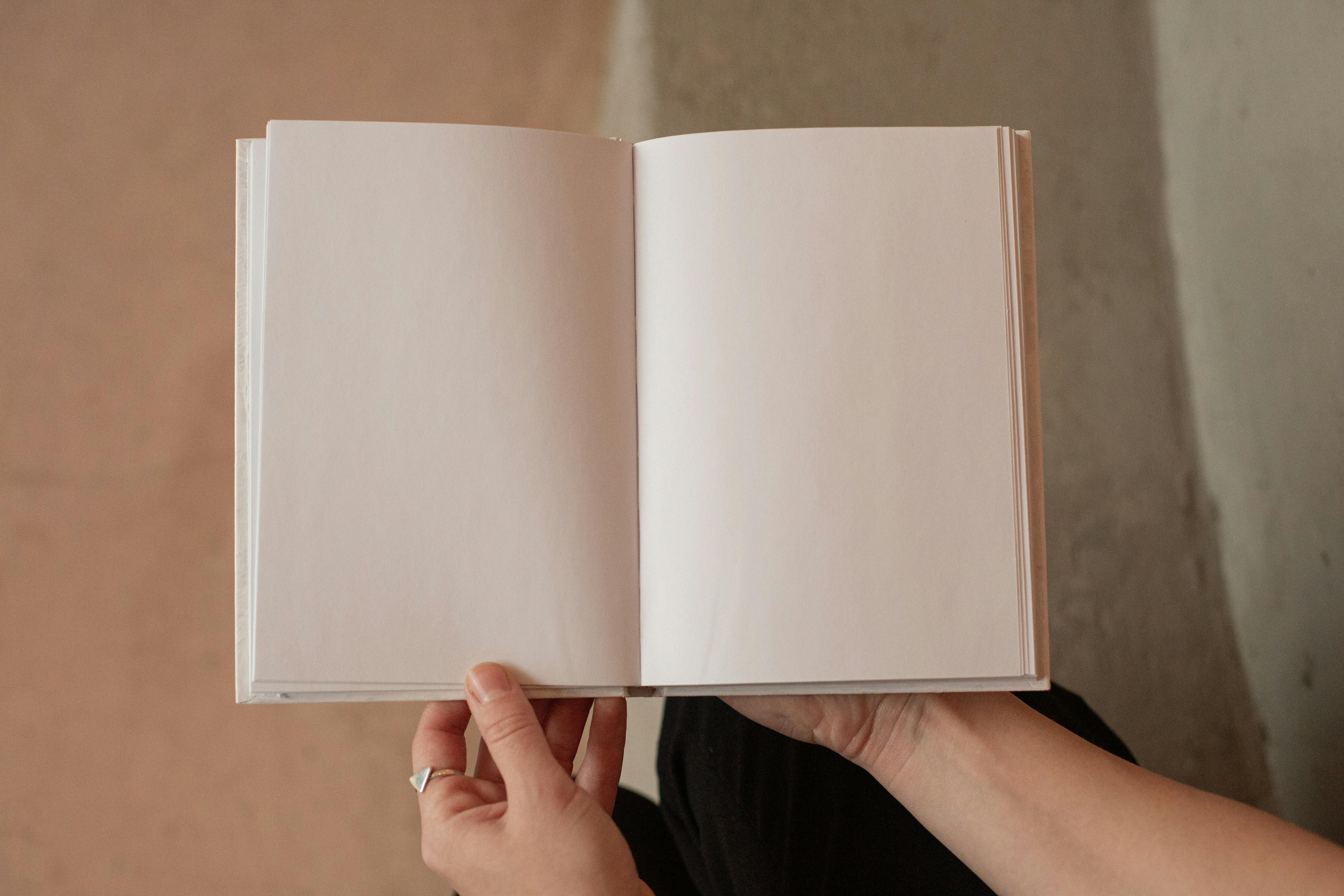 Blank journal page