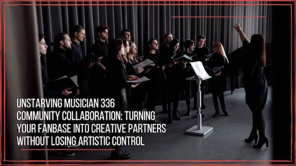 Choral practice in a studio