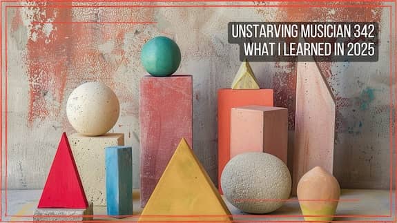 A group of different colored shapes and sizes