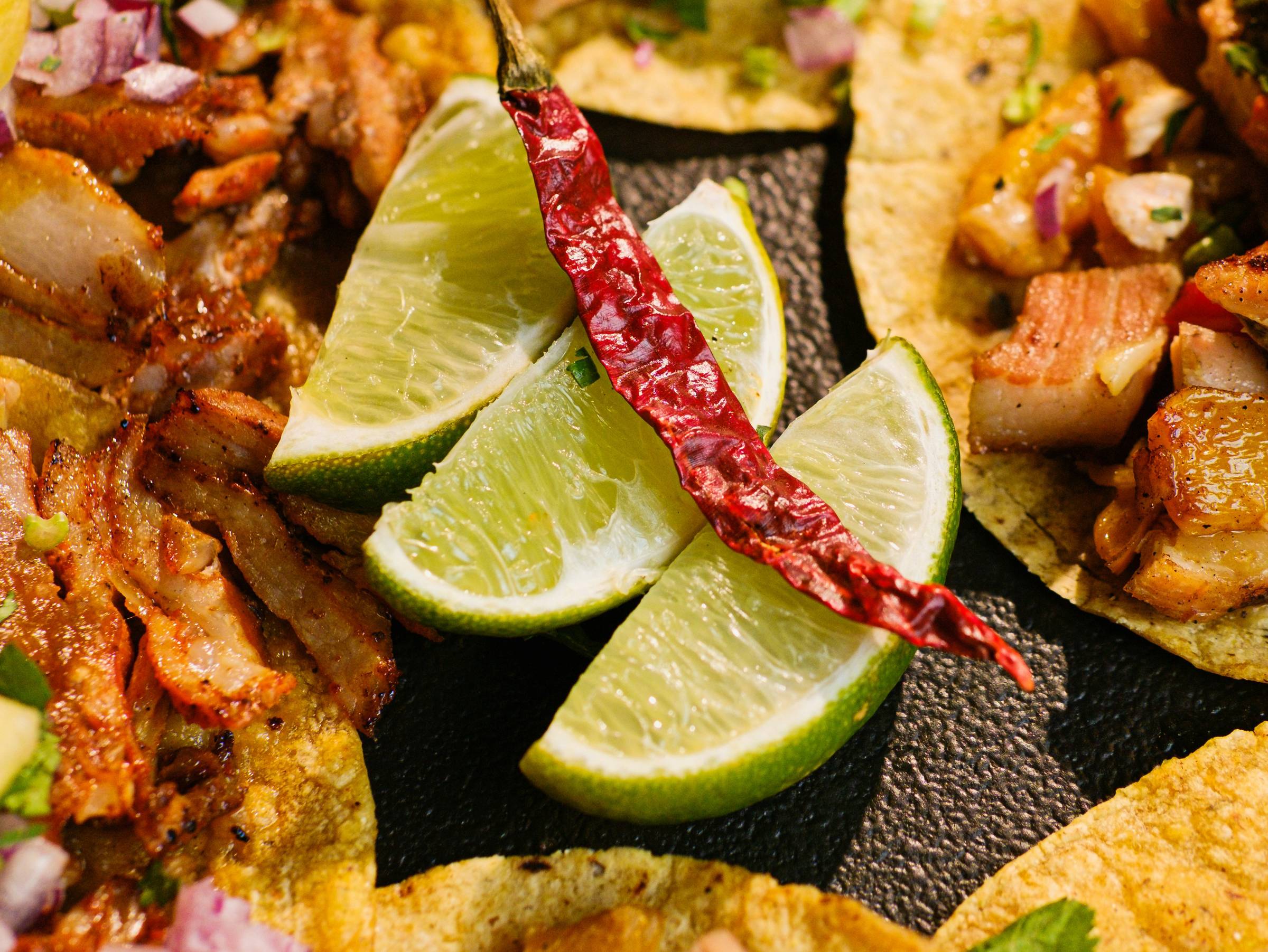 chili and lime and tacos, heartburn from spicy food