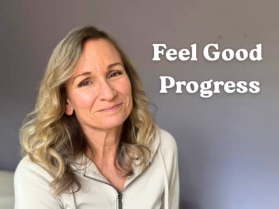 middle aged woman smiling