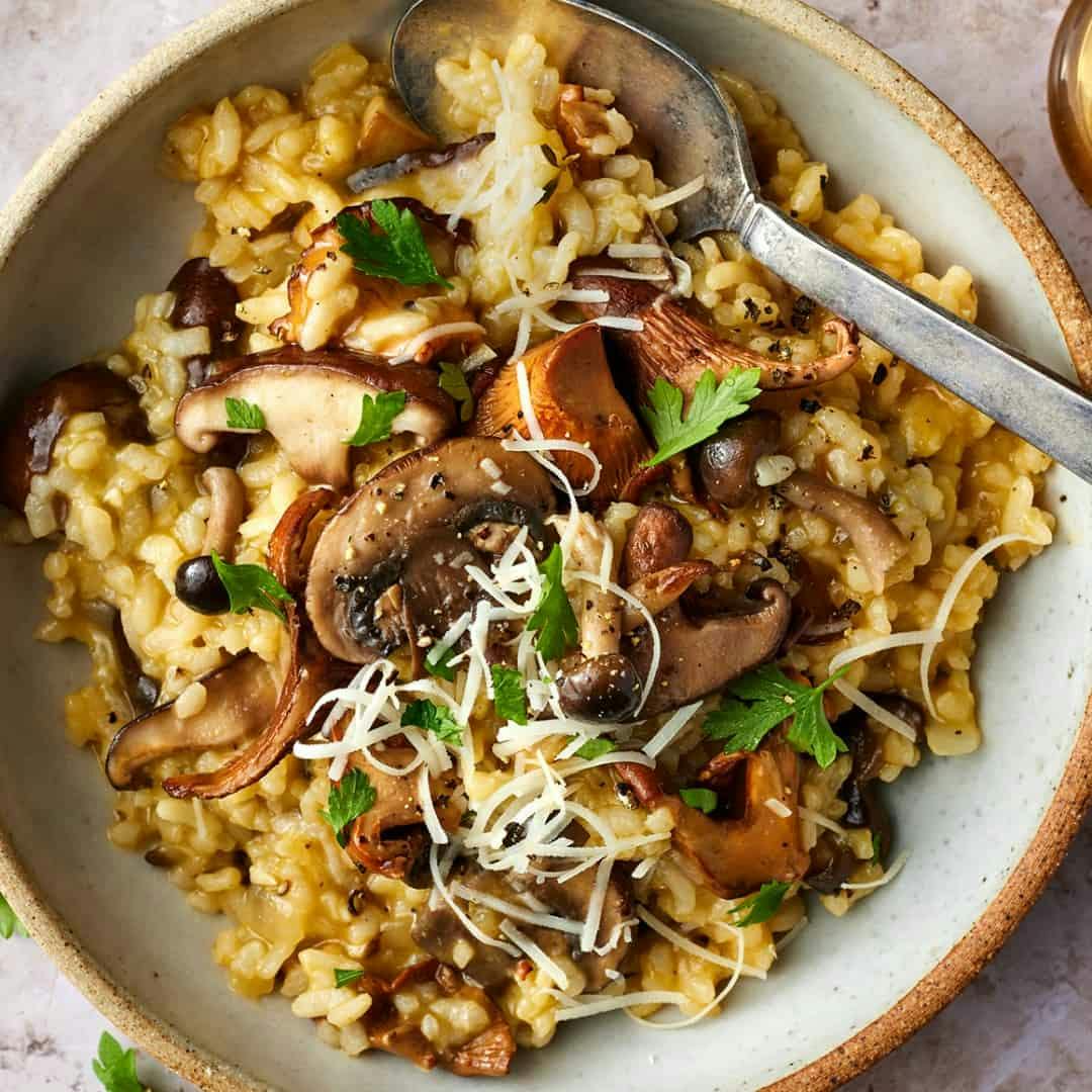 Mushroom risotto