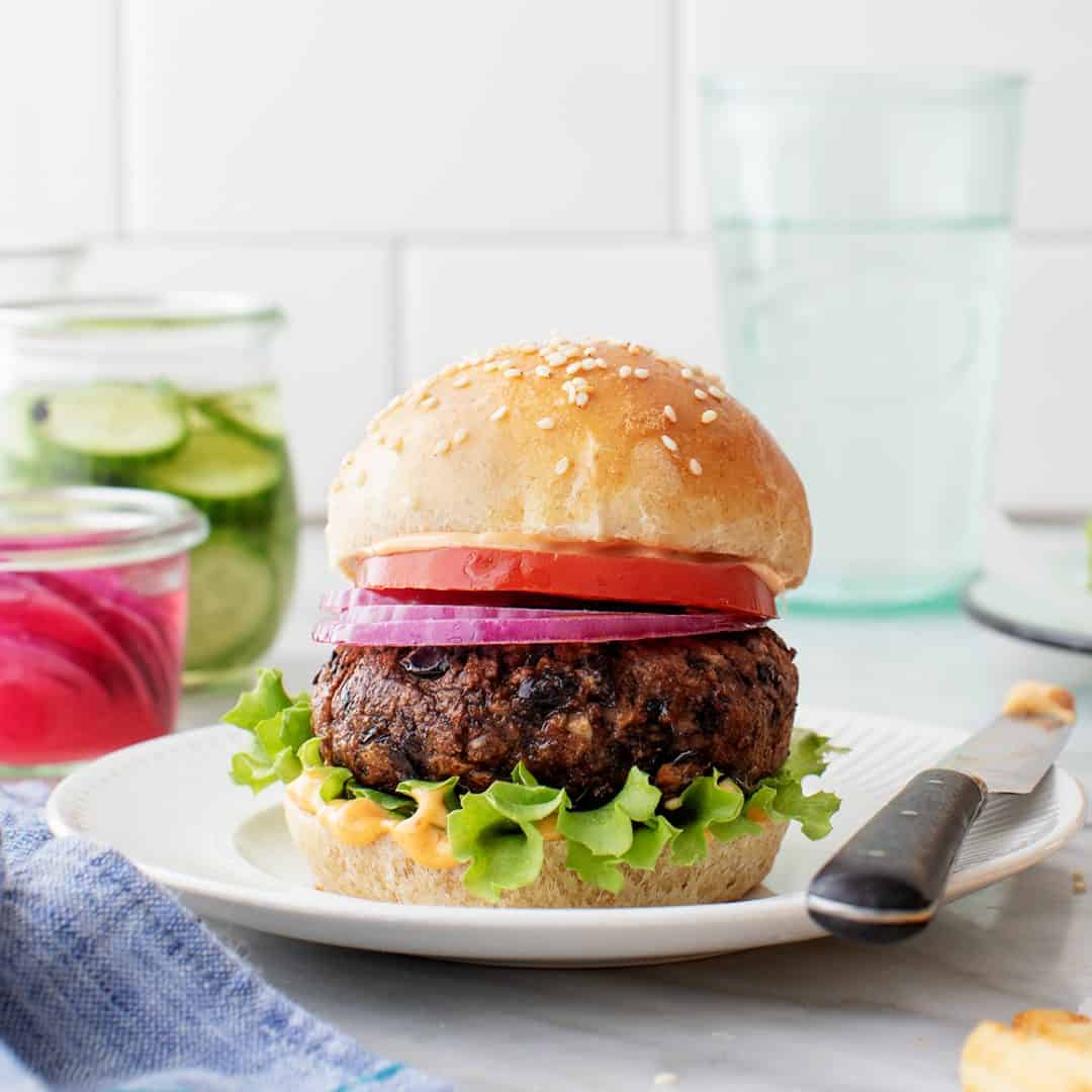 Black bean burger