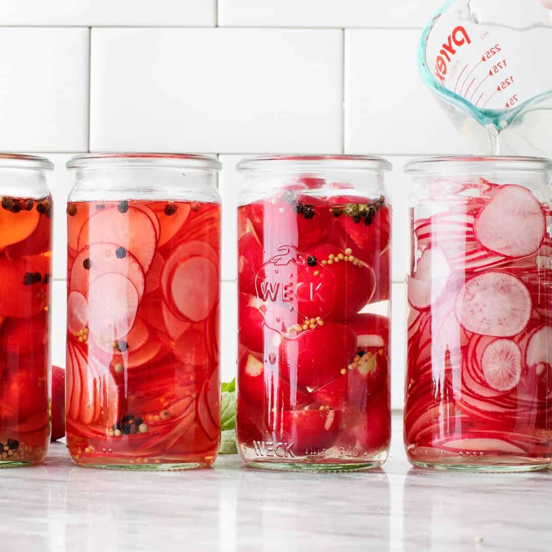 Pickled radishes