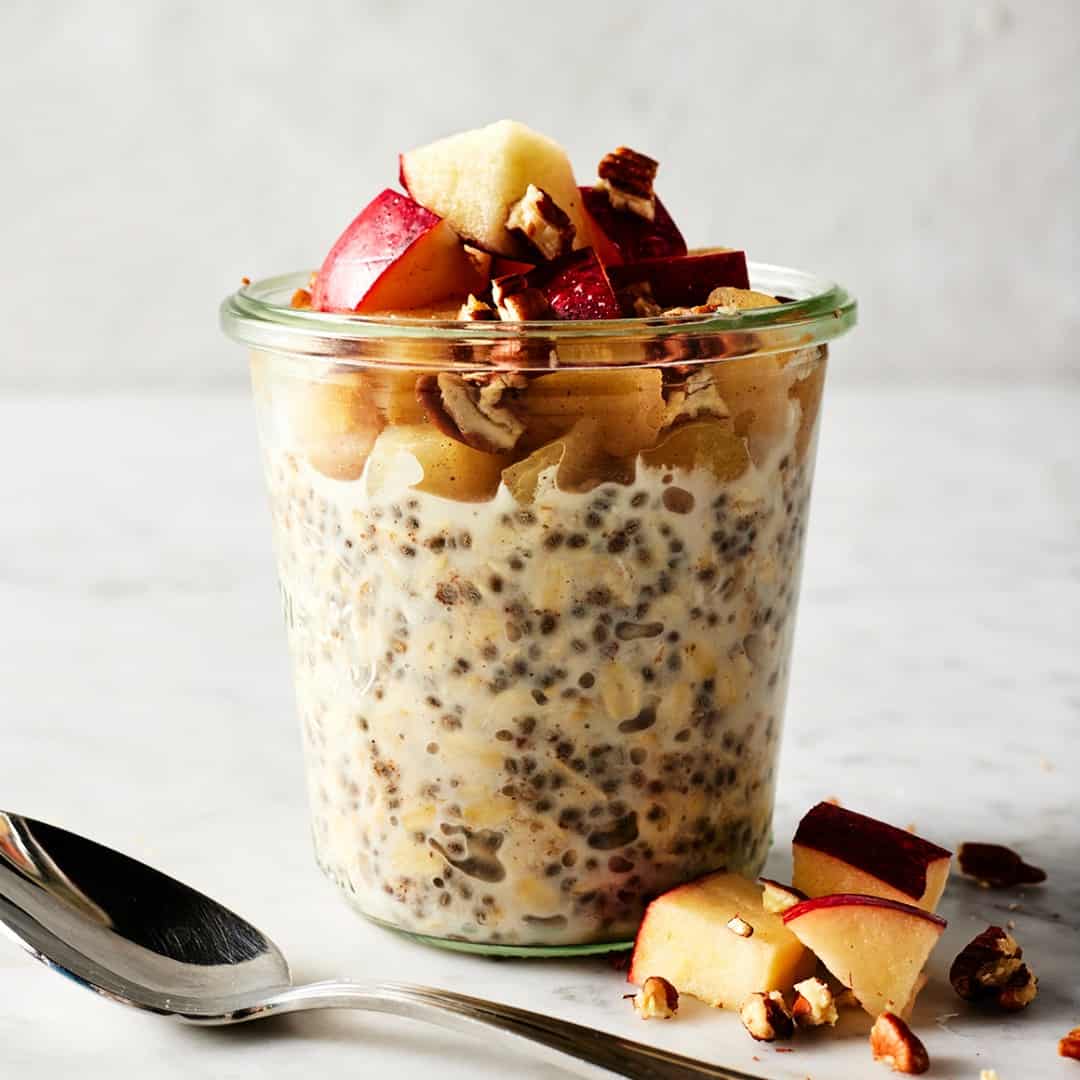 Apple pie overnight oats