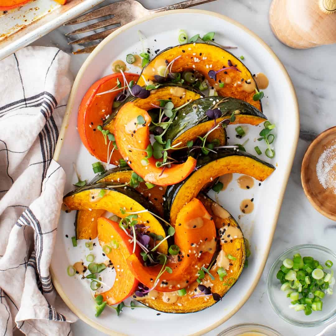 Roasted kabocha squash