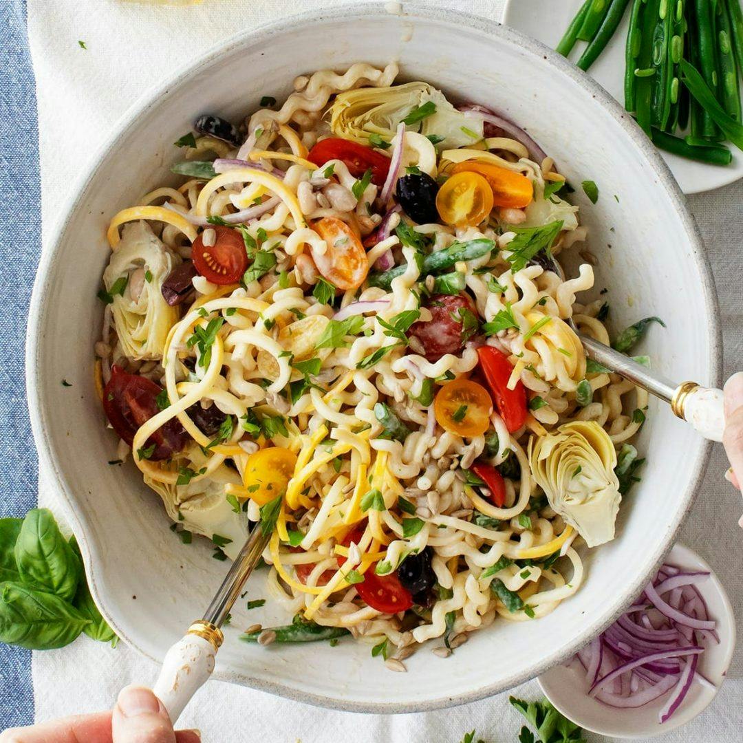 Vegan pasta salad