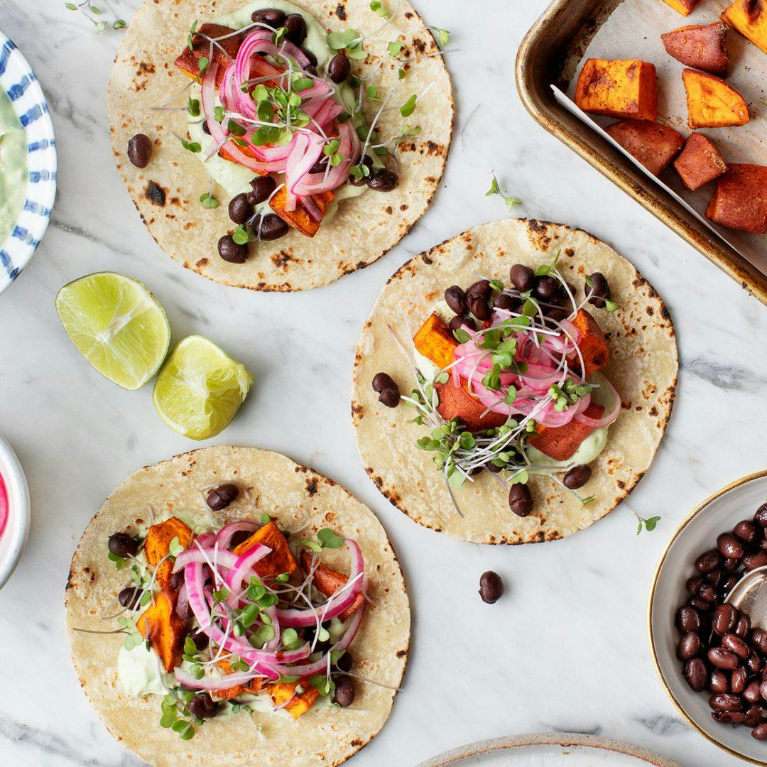 Avocado Sweet Potato Tacos