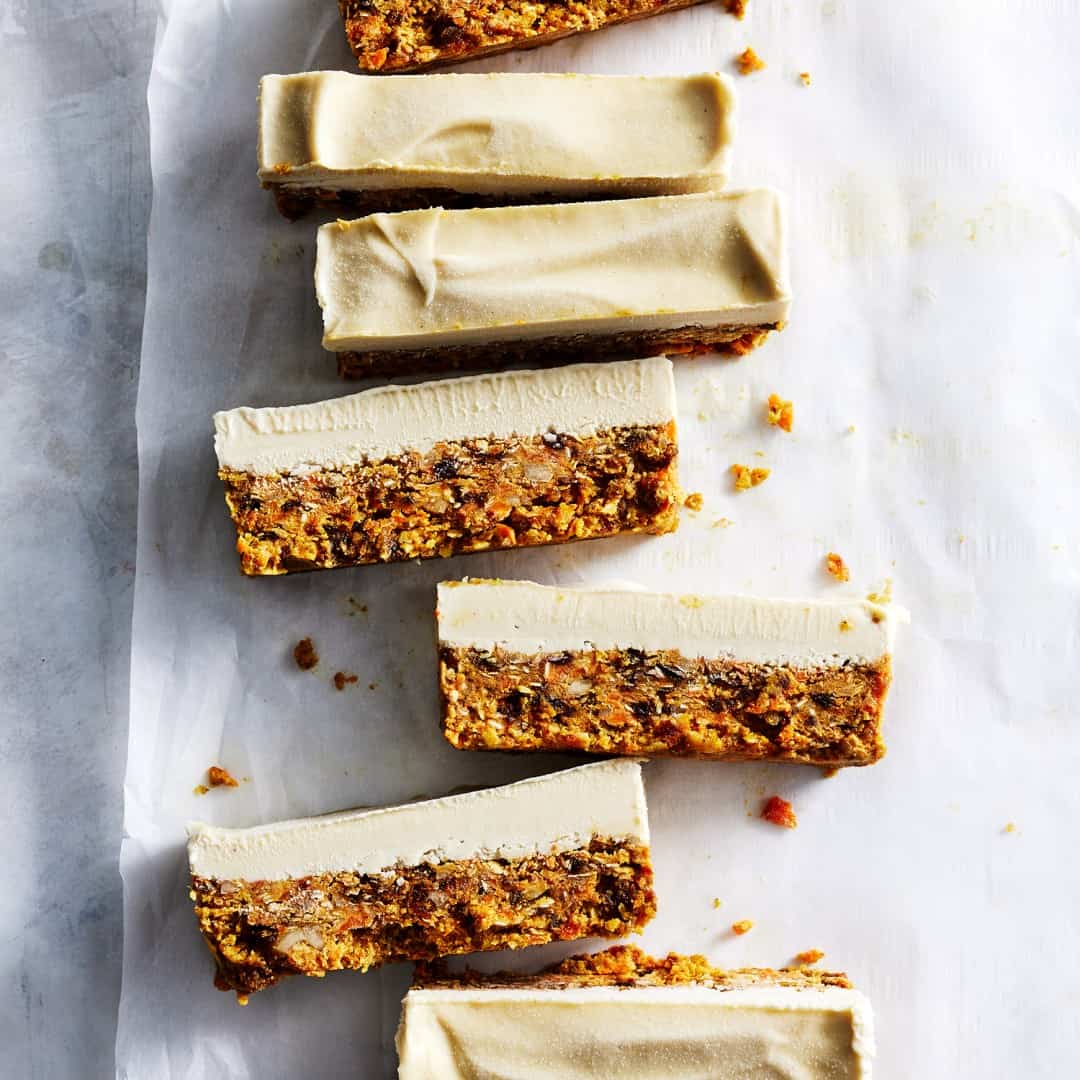 No-bake carrot cake bars