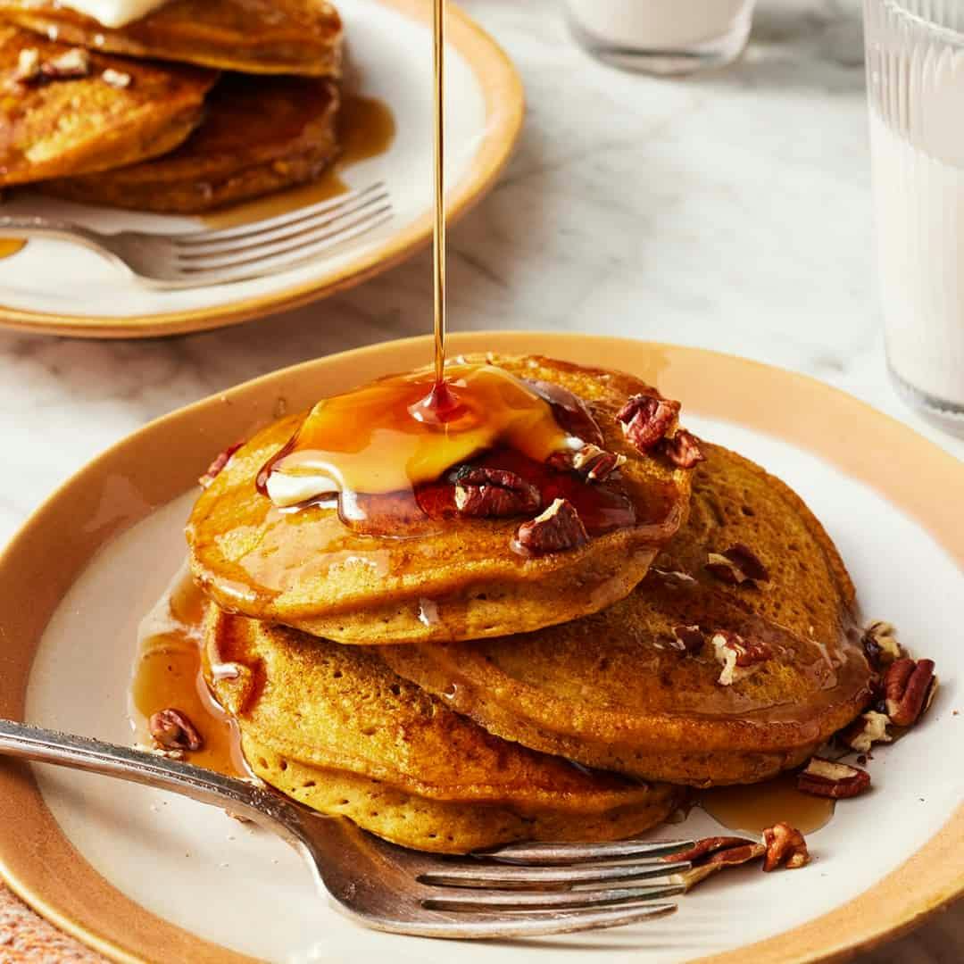 Pumpkin pancakes