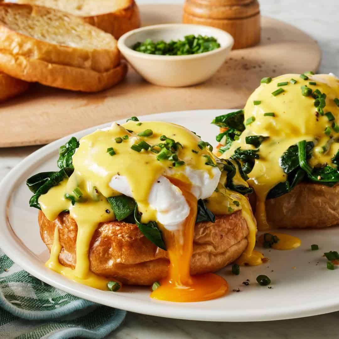Eggs florentine