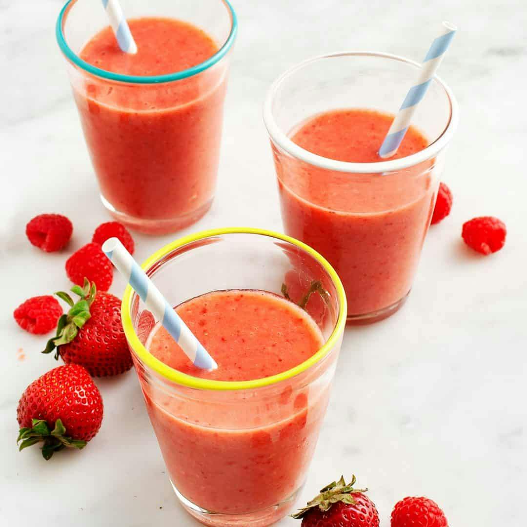 Strawberry banana smoothie