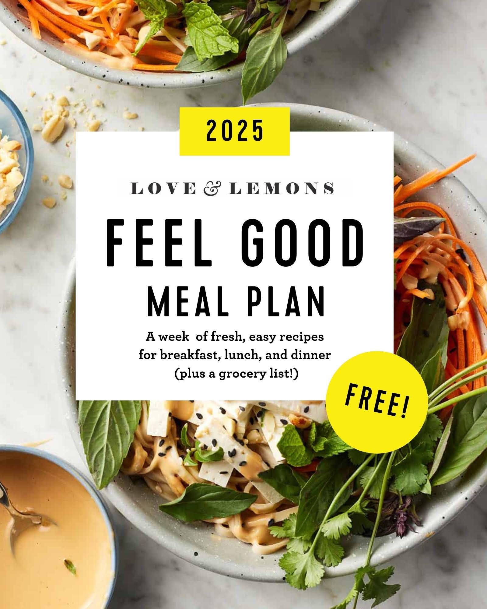 2025 Feel Good Meal Plan Cover