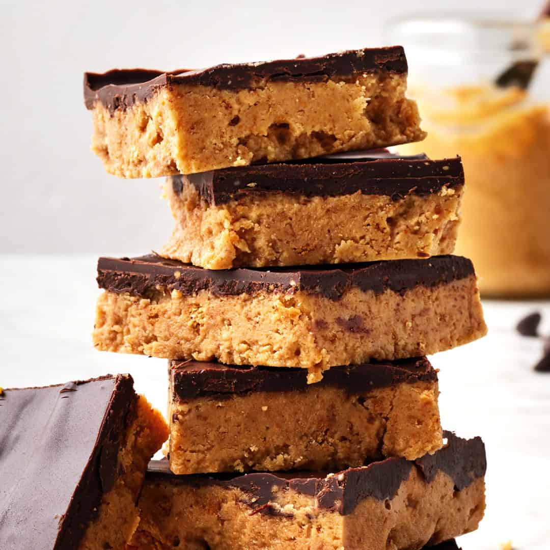 No-bake chocolate peanut butter bars