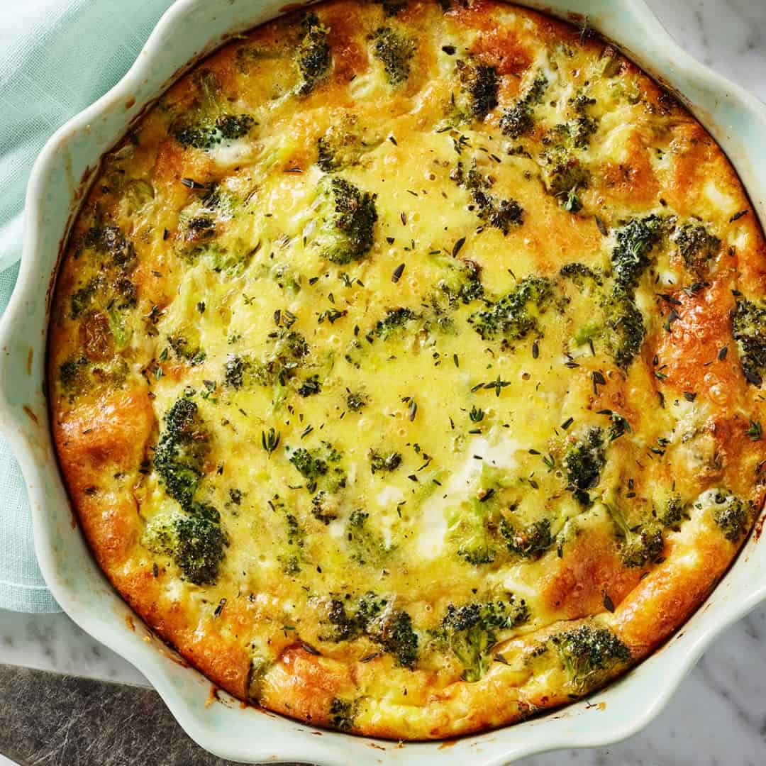 Crustless quiche