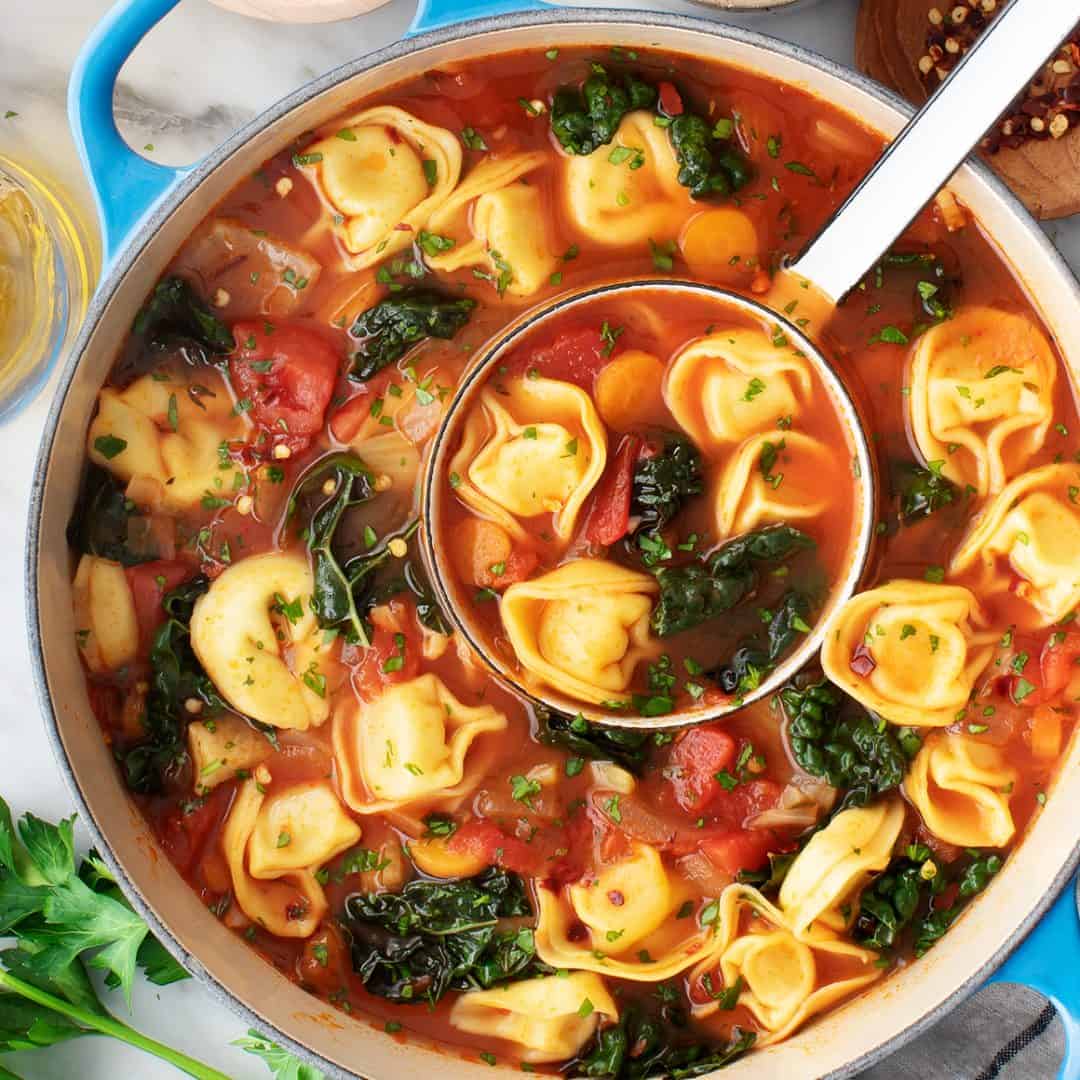 Tortellini soup