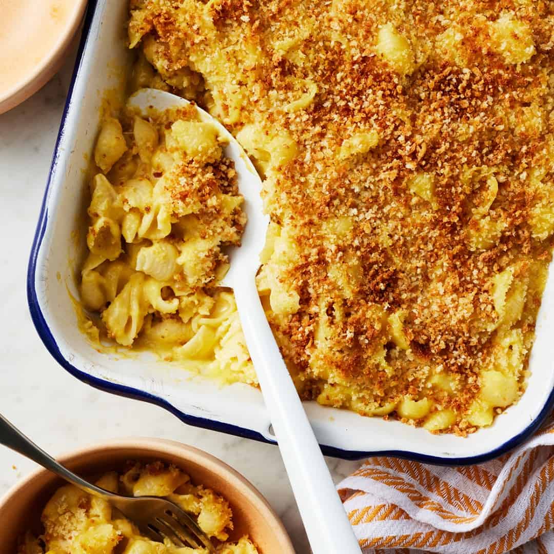Butternut squash mac and cheese