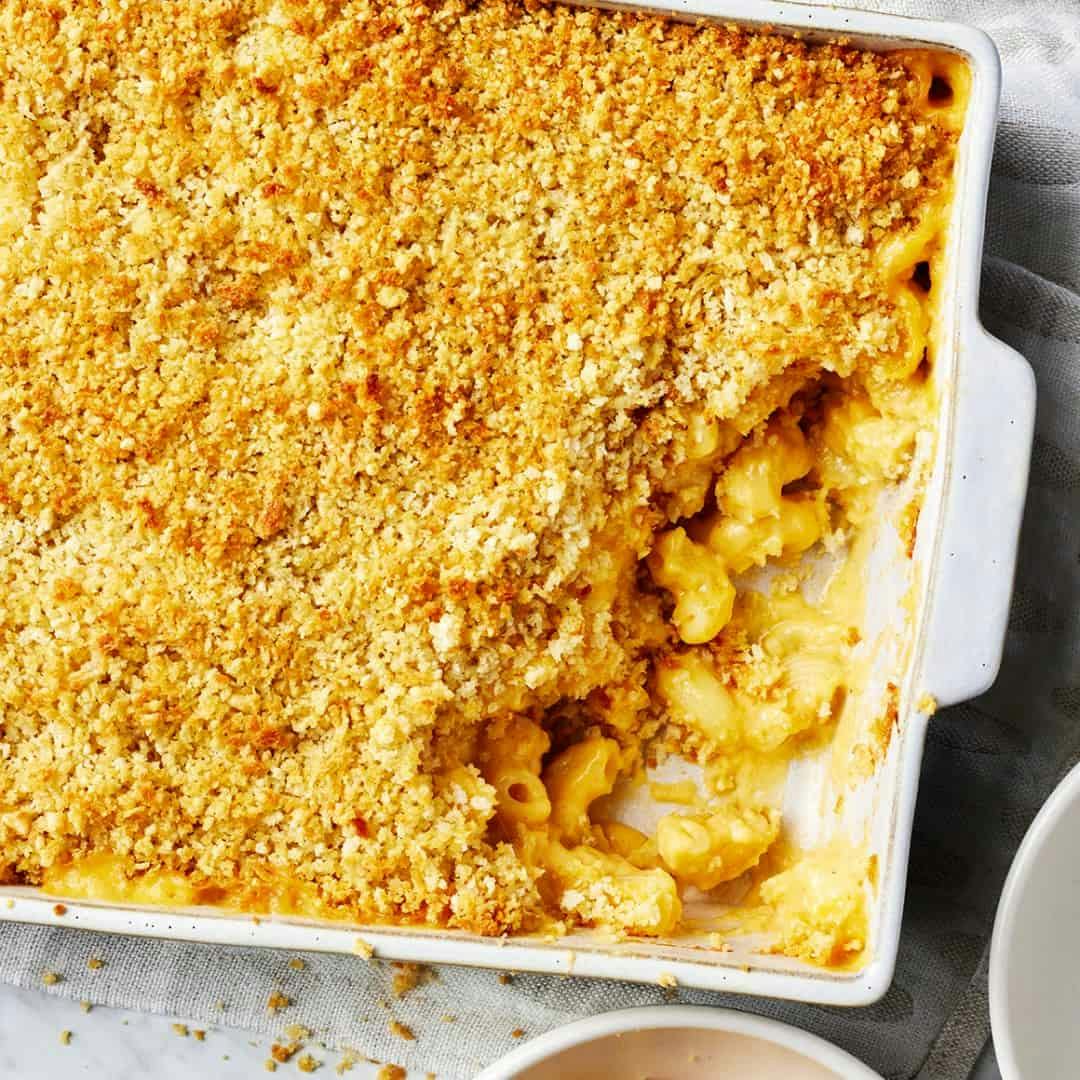 Homemade mac and cheese