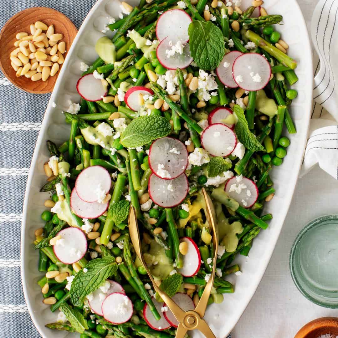 Asparagus salad