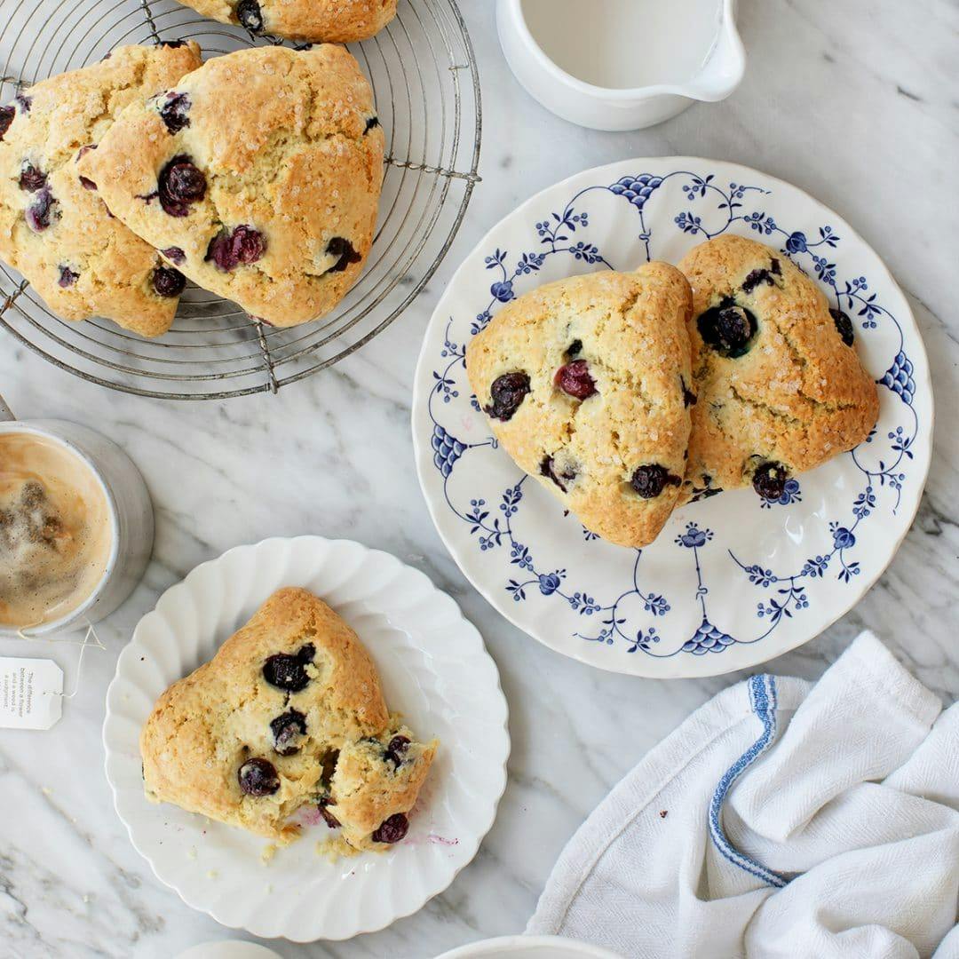 Blueberry scones