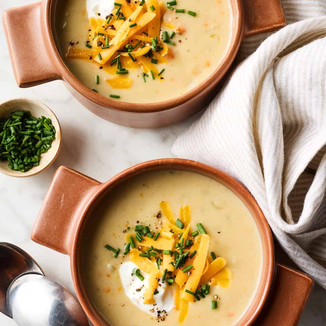 Creamy potato soup