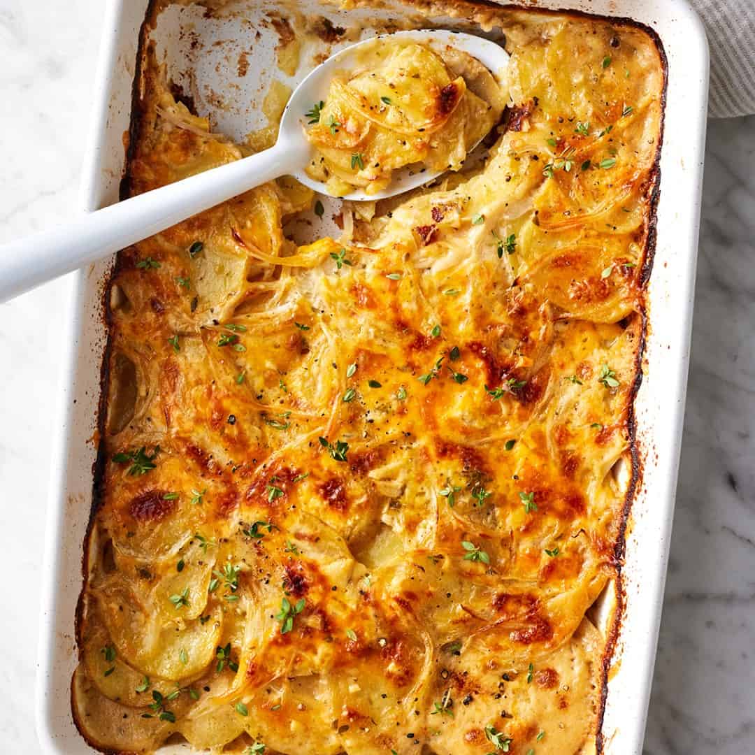 Cheesy scalloped potatoes