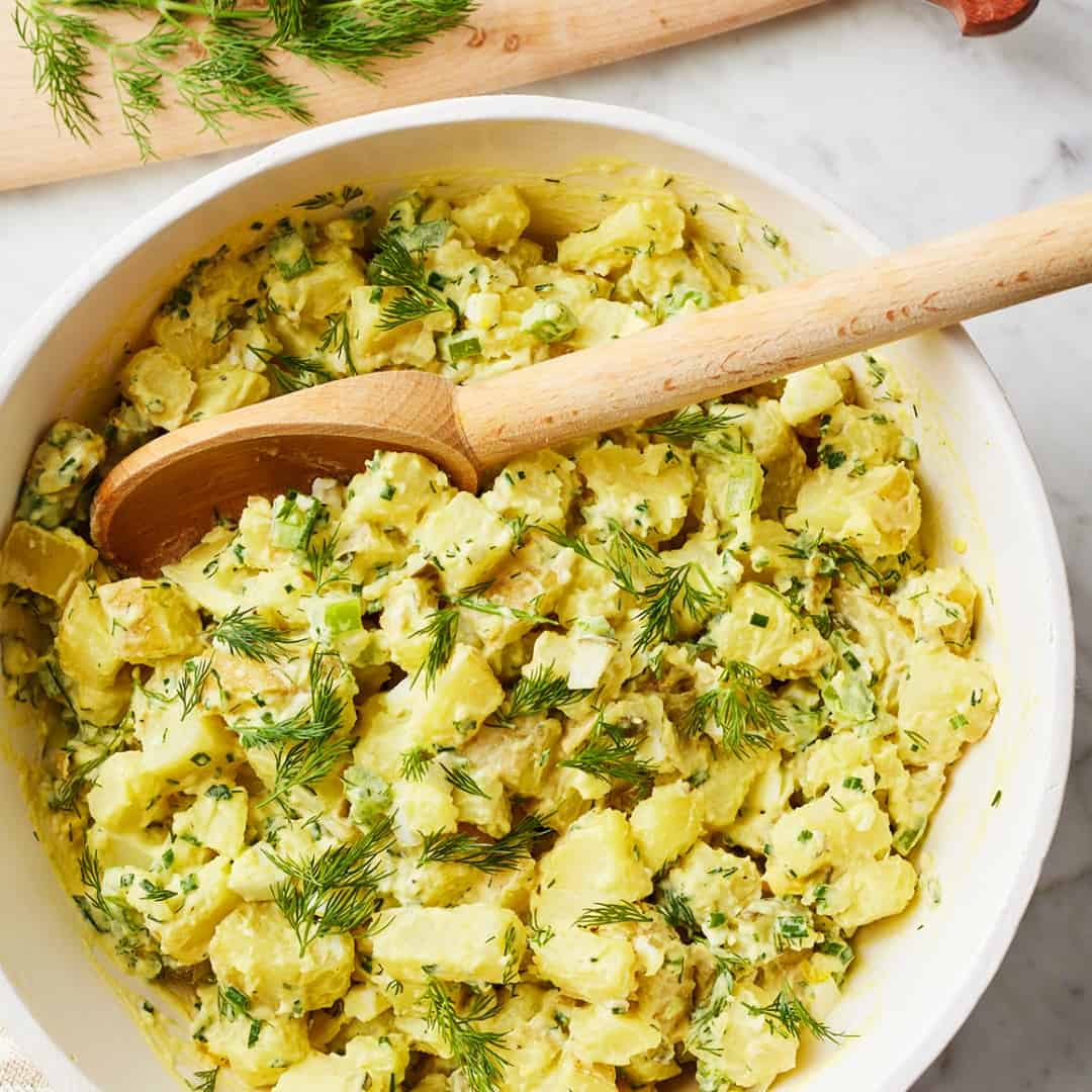 Creamy potato salad
