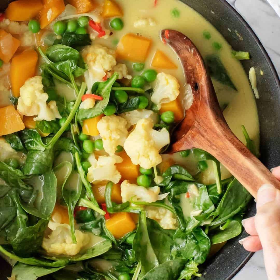 Vegetable coconut curry