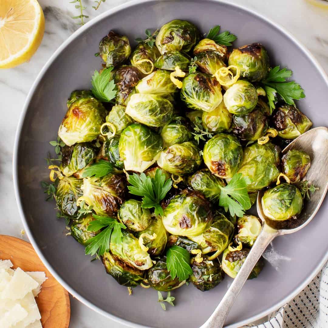 Roasted Brussels sprouts