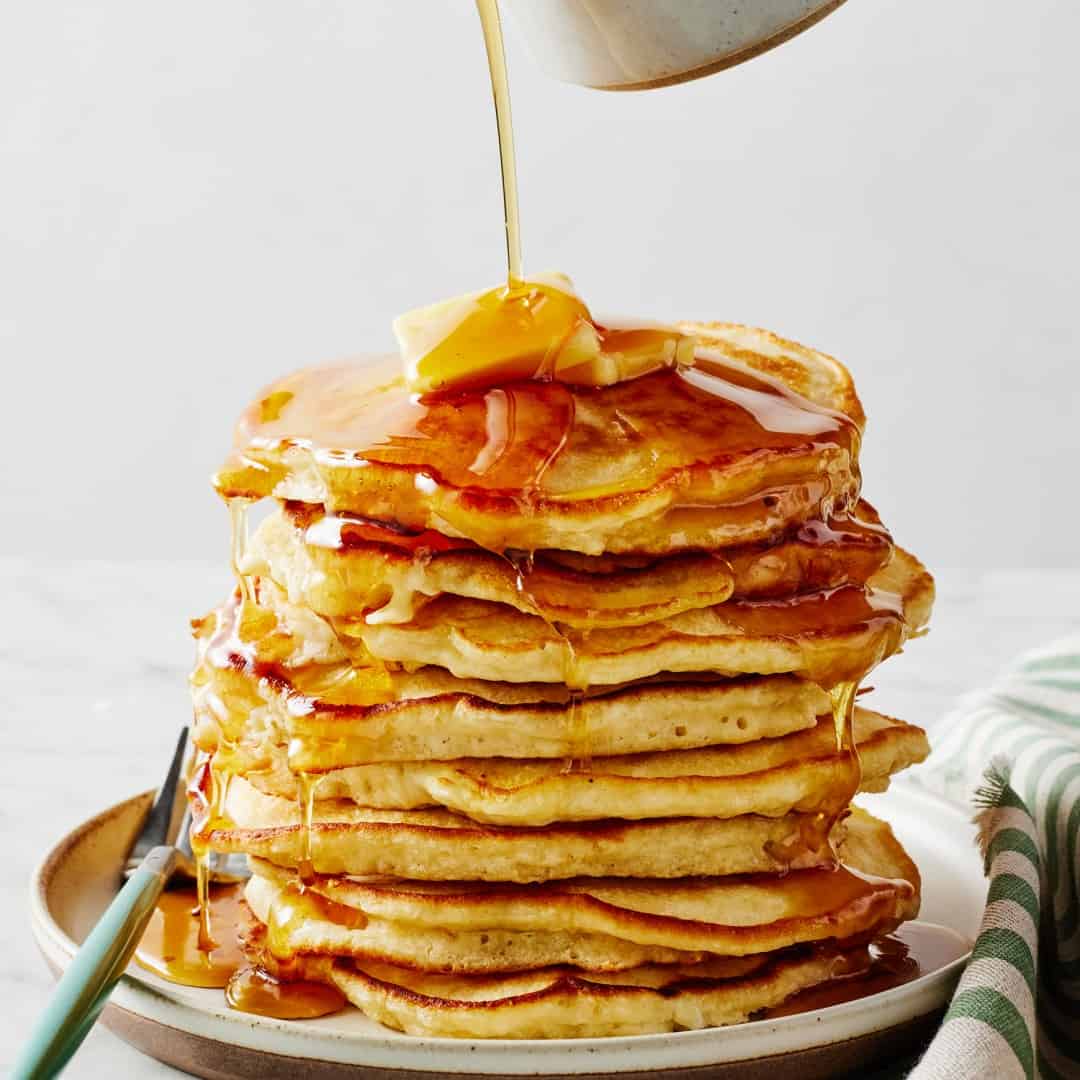 Homemade pancakes